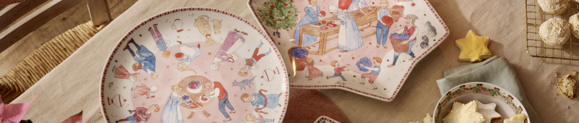 Christmas plates